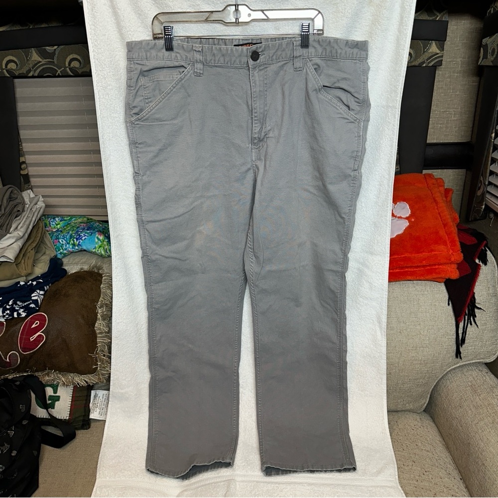 Ridgecut Toughwear Carpenter‎ Work Pants Men 42 X 32 Gray RIPSTOP